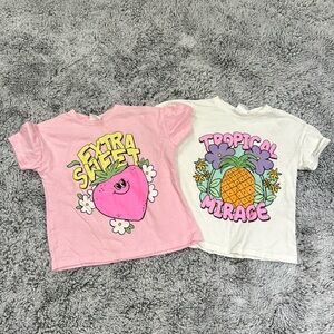 Girls Zara t-shirts